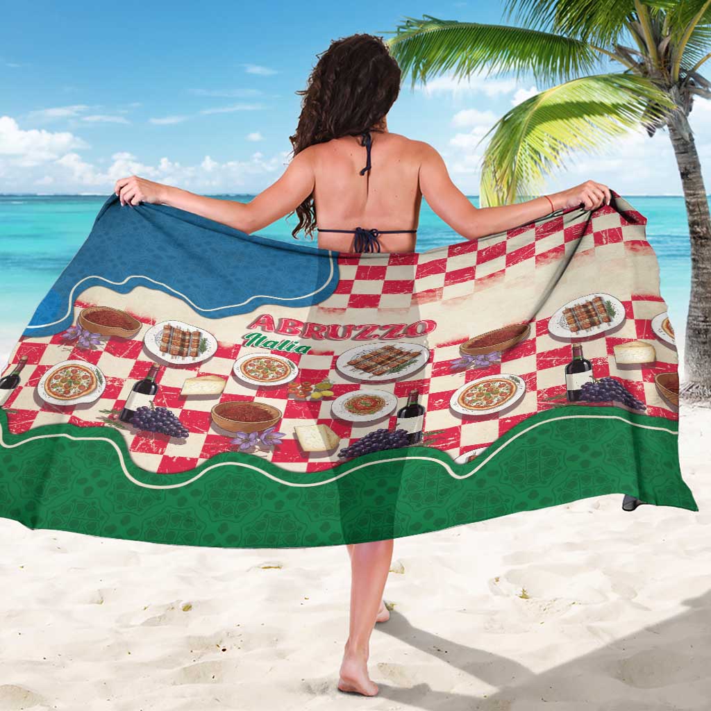 Italy Abruzzo Sarong Specialty Flavors Retro Style