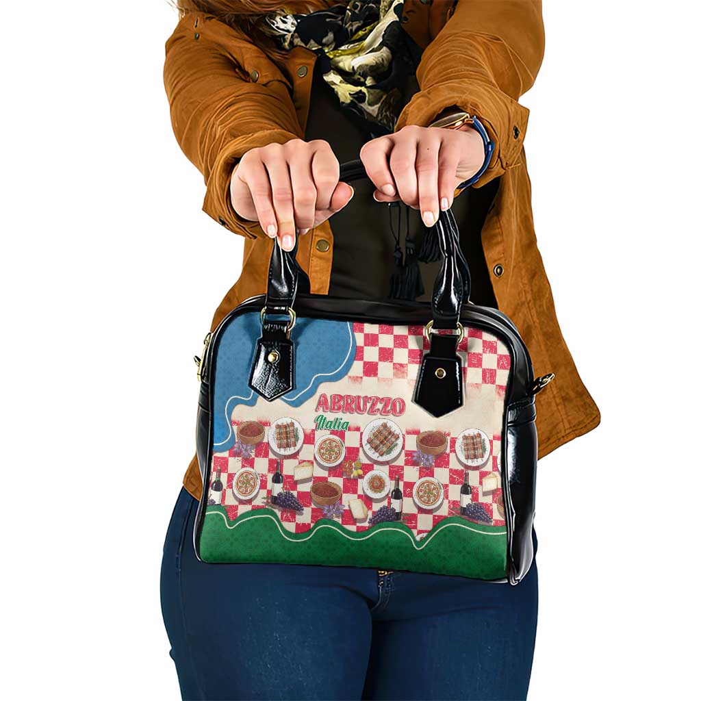 Italy Abruzzo Shoulder Handbag Specialty Flavors Retro Style