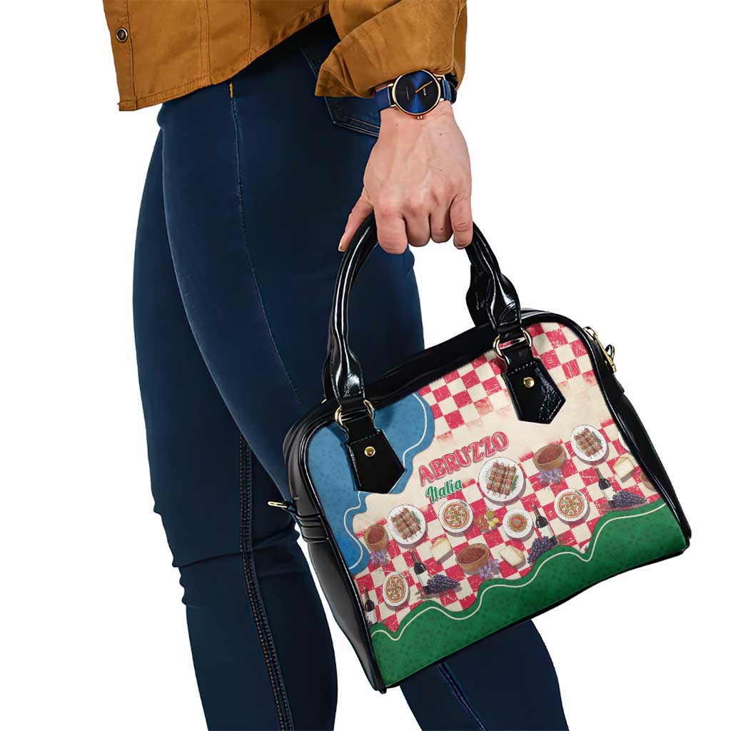 Italy Abruzzo Shoulder Handbag Specialty Flavors Retro Style