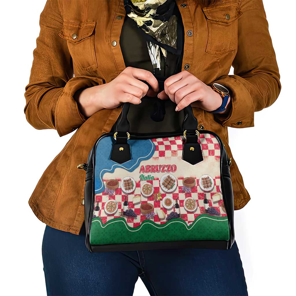 Italy Abruzzo Shoulder Handbag Specialty Flavors Retro Style