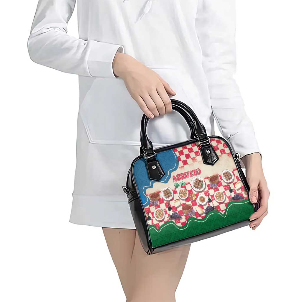 Italy Abruzzo Shoulder Handbag Specialty Flavors Retro Style