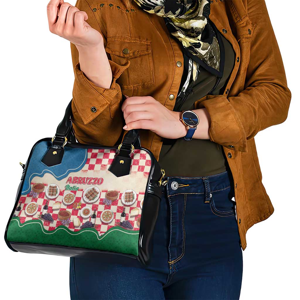 Italy Abruzzo Shoulder Handbag Specialty Flavors Retro Style