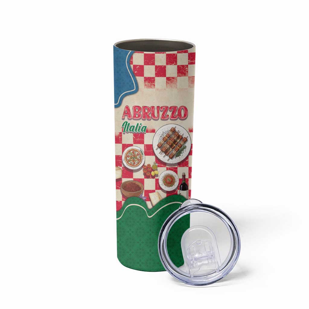Italy Abruzzo Skinny Tumbler Specialty Flavors Retro Style