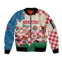 Italy Abruzzo Sleeve Zip Bomber Jacket Specialty Flavors Retro Style