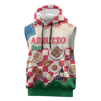 Italy Abruzzo Sleeveless Hoodie Specialty Flavors Retro Style