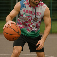 Italy Abruzzo Sleeveless Hoodie Specialty Flavors Retro Style