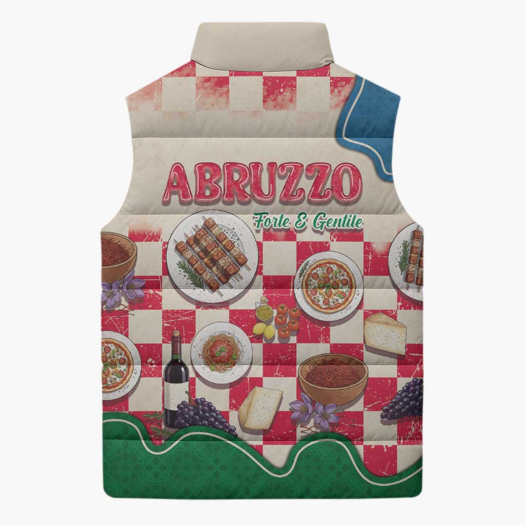Italy Abruzzo Sleeveless Puffer Jacket Specialty Flavors Retro Style