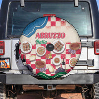 Italy Abruzzo Spare Tire Cover Specialty Flavors Retro Style