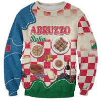Italy Abruzzo Sweatshirt Specialty Flavors Retro Style