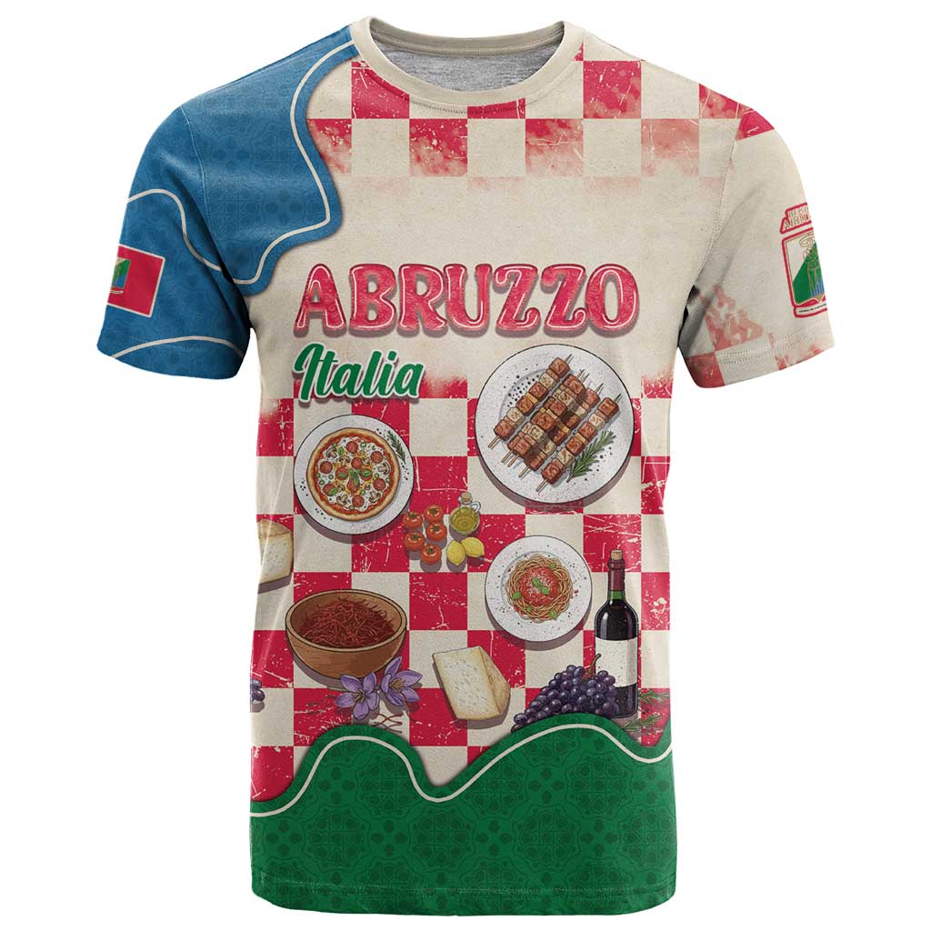 Italy Abruzzo T Shirt Specialty Flavors Retro Style
