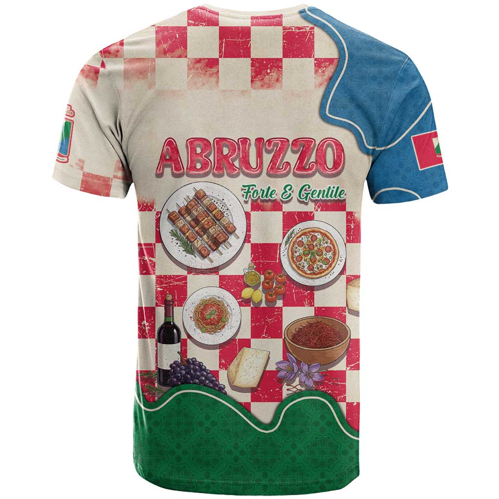 Italy Abruzzo T Shirt Specialty Flavors Retro Style