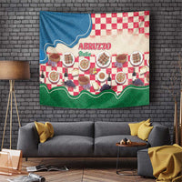 Italy Abruzzo Tapestry Specialty Flavors Retro Style
