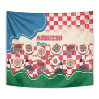 Italy Abruzzo Tapestry Specialty Flavors Retro Style