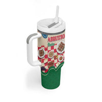 Italy Abruzzo Tumbler With Handle Specialty Flavors Retro Style