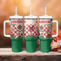 Italy Abruzzo Tumbler With Handle Specialty Flavors Retro Style
