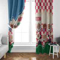 Italy Abruzzo Window Curtain Specialty Flavors Retro Style