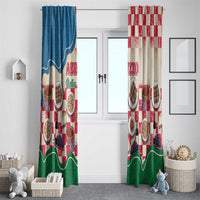 Italy Abruzzo Window Curtain Specialty Flavors Retro Style