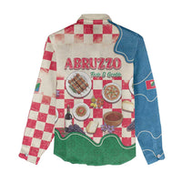 Italy Abruzzo Women Casual Shirt Specialty Flavors Retro Style