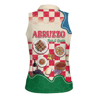 Italy Abruzzo Women Sleeveless Polo Shirt Specialty Flavors Retro Style