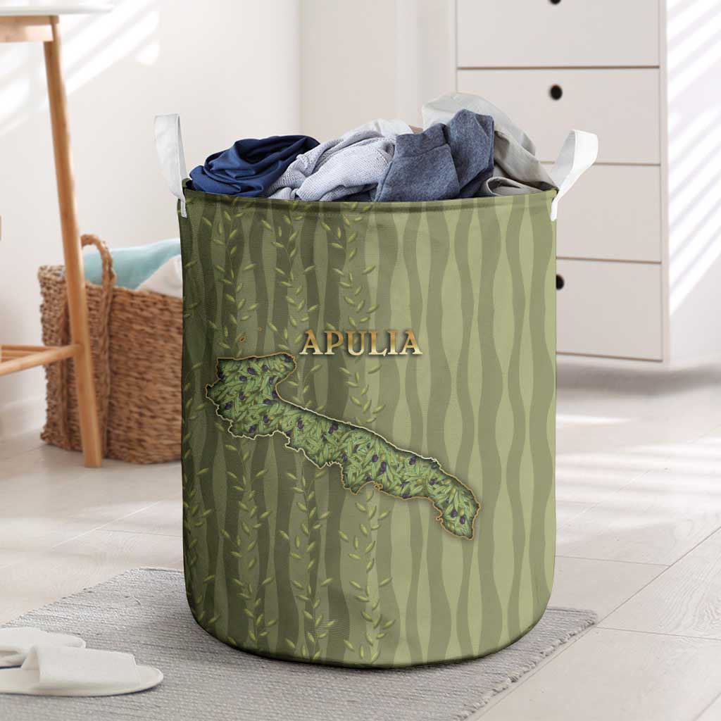 Italy Apulia Laundry Basket Olive Garden Classic Style
