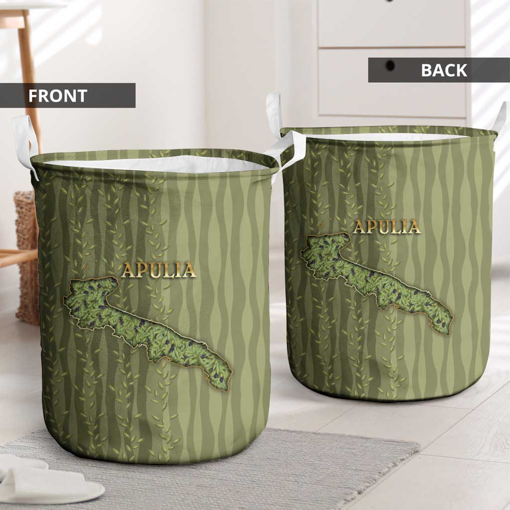 Italy Apulia Laundry Basket Olive Garden Classic Style