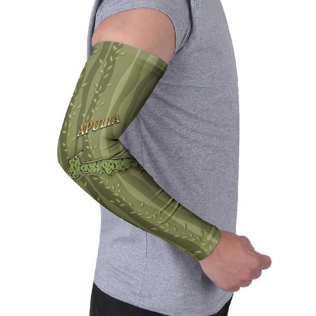 Personalized Italy Apulia Arm Sleeves Olive Garden Classic Style