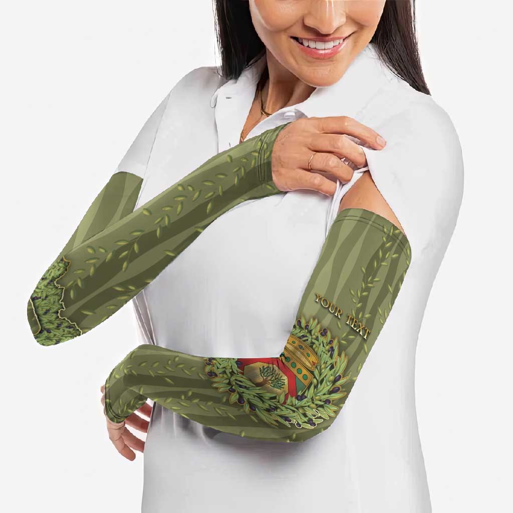 Personalized Italy Apulia Arm Sleeves Olive Garden Classic Style