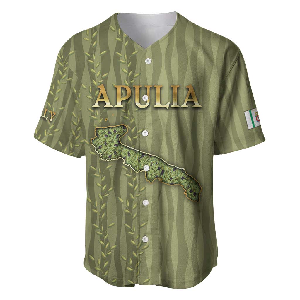 Personalized Italy Apulia Baseball Jersey Olive Garden Classic Style