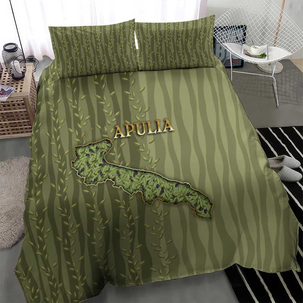 Italy Apulia Bedding Set Olive Garden Classic Style
