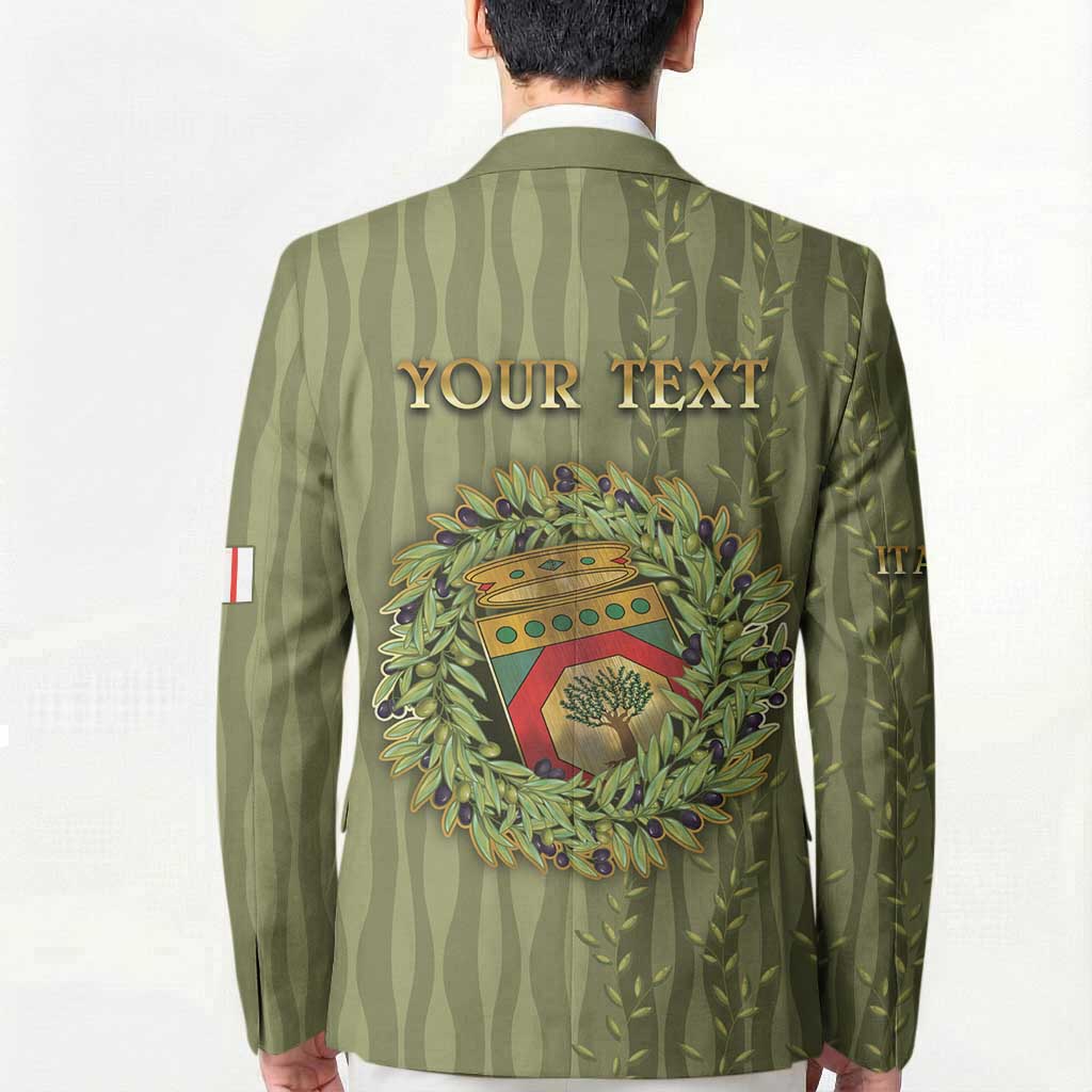 Personalized Italy Apulia Blazer Olive Garden Classic Style