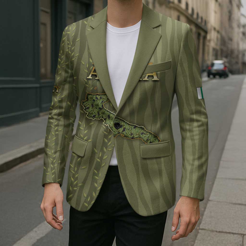 Personalized Italy Apulia Blazer Olive Garden Classic Style