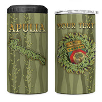 Personalized Italy Apulia 4 in 1 Can Cooler Tumbler Olive Garden Classic Style