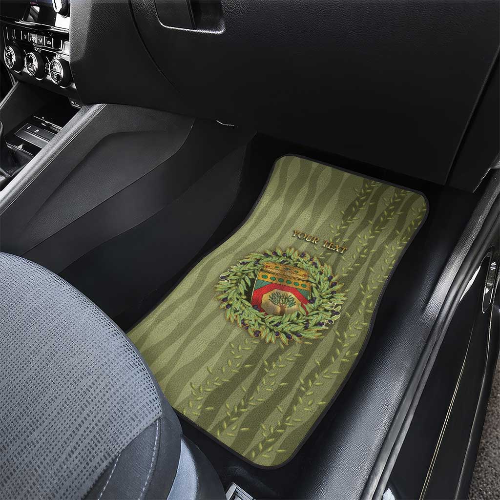 Personalized Italy Apulia Car Mats Olive Garden Classic Style
