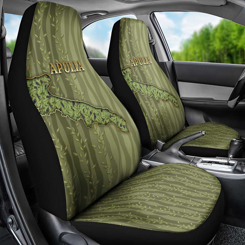 Italy Apulia Car Seat Cover Olive Garden Classic Style