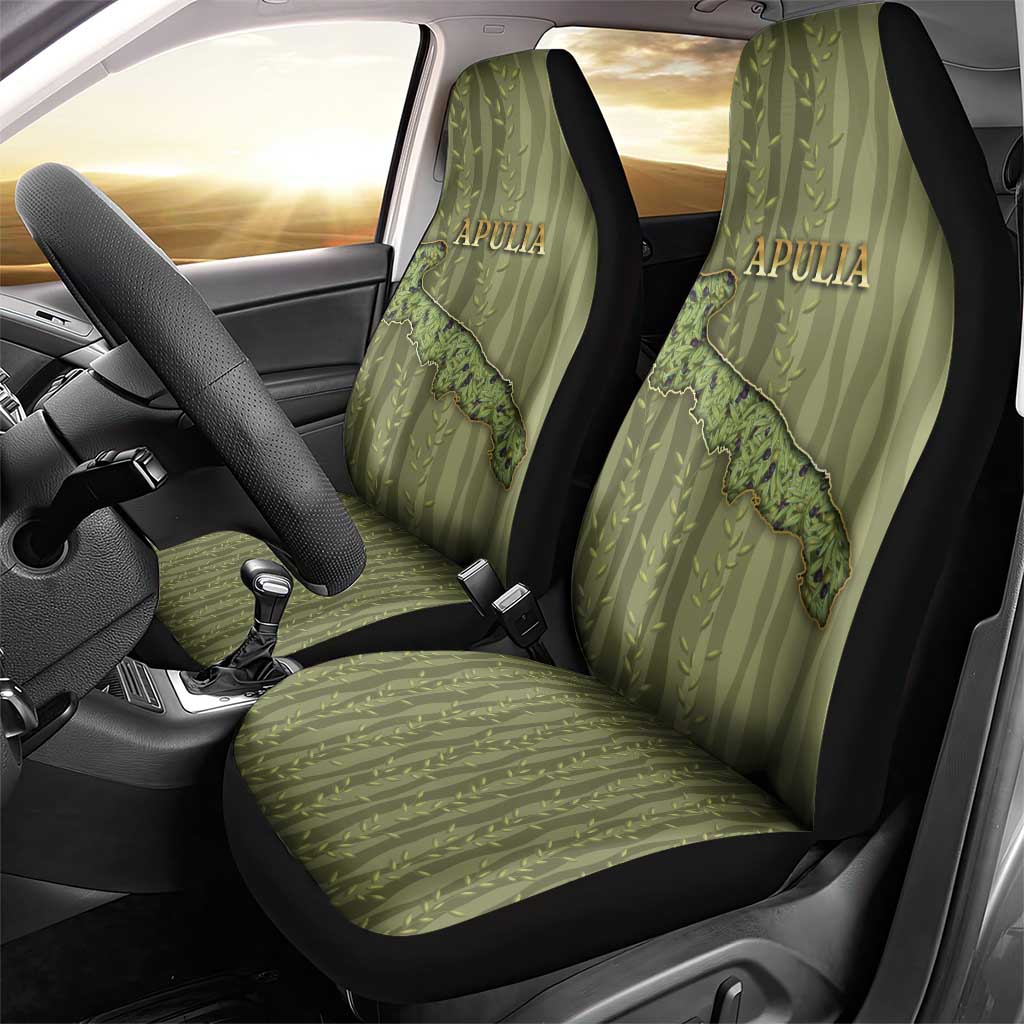 Italy Apulia Car Seat Cover Olive Garden Classic Style
