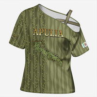 Personalized Italy Apulia Cross Shoulder Shirt Olive Garden Classic Style