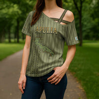 Personalized Italy Apulia Cross Shoulder Shirt Olive Garden Classic Style