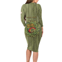 Personalized Italy Apulia Family Matching Long Sleeve Bodycon Dress and Hawaiian Shirt Olive Garden Classic Style