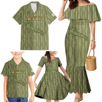 Personalized Italy Apulia Family Matching Mermaid Dress and Hawaiian Shirt Olive Garden Classic Style
