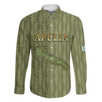 Personalized Italy Apulia Family Matching Off Shoulder Short Dress and Hawaiian Shirt Olive Garden Classic Style
