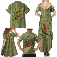 Personalized Italy Apulia Family Matching Summer Maxi Dress and Hawaiian Shirt Olive Garden Classic Style