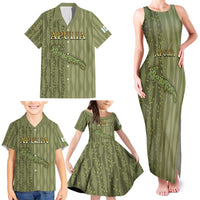 Personalized Italy Apulia Family Matching Tank Maxi Dress and Hawaiian Shirt Olive Garden Classic Style