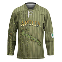 Personalized Italy Apulia Hockey Jersey Olive Garden Classic Style