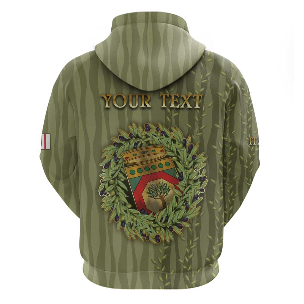 Personalized Italy Apulia Hoodie Olive Garden Classic Style