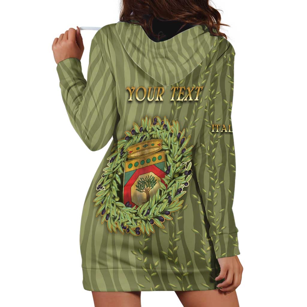 Personalized Italy Apulia Hoodie Dress Olive Garden Classic Style