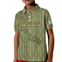 Personalized Italy Apulia Kid Polo Shirt Olive Garden Classic Style