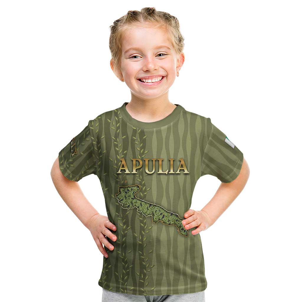 Personalized Italy Apulia Kid T Shirt Olive Garden Classic Style
