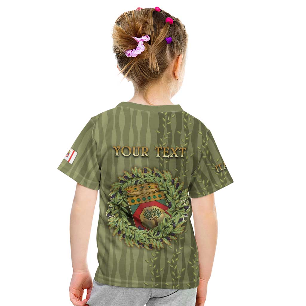 Personalized Italy Apulia Kid T Shirt Olive Garden Classic Style