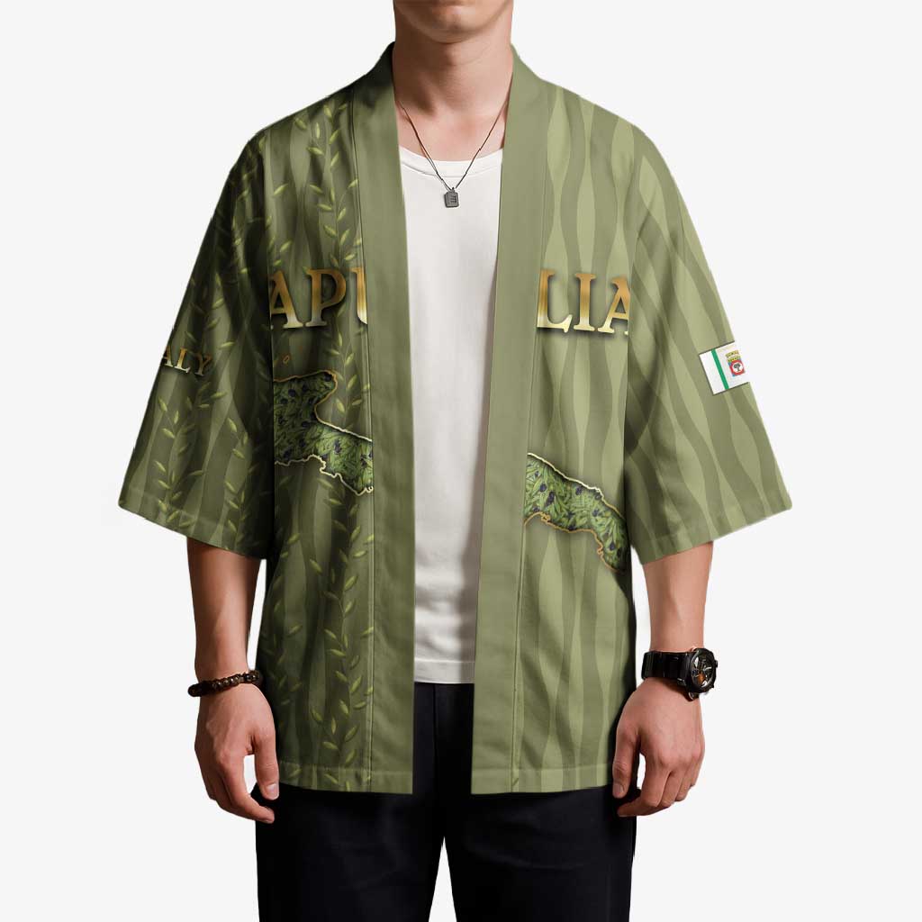 Personalized Italy Apulia Kimono Olive Garden Classic Style