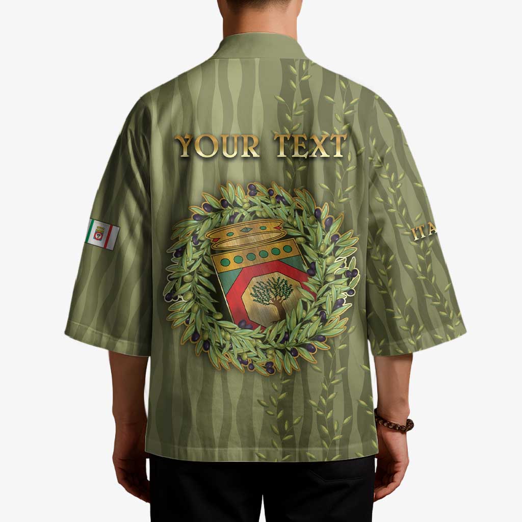 Personalized Italy Apulia Kimono Olive Garden Classic Style